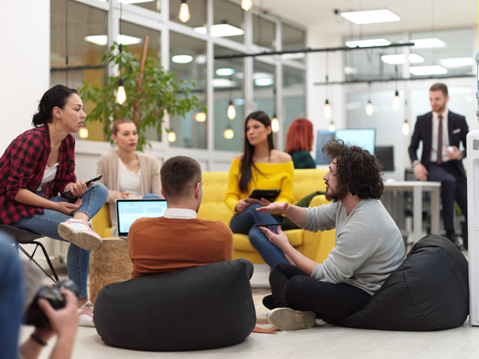 Team-Debate-Sitting-On-The-Floor